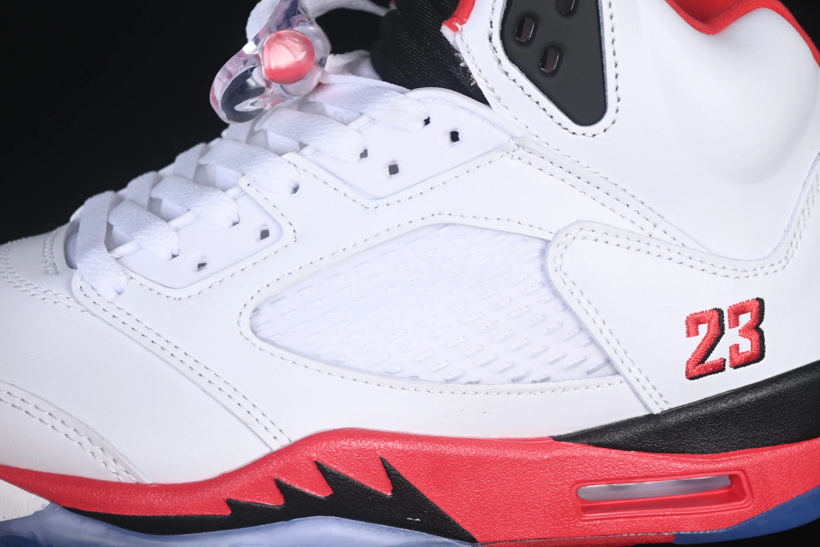 All categories Air Jordan Jordan series basketball shoes Air Jordan 5 Air Jordan 5 Retro "Fire Red Black Tongue" AJ5 Joe 5 Rukawa Maple Flame Red first layer basketball shoes HQ7978-101